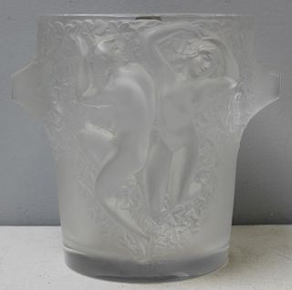 Lalique "Ganymede" Ice Bucket.