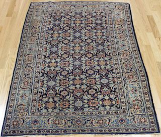 Antique Tabriz  Area Carpet.