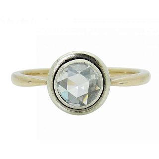 Estate 1930's 10k Over 1.00 TCW Diamond Engagement Ring