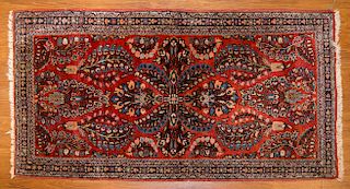 Sarouk scatter rug, approx. 2 x 4
