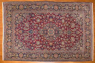 Antique Keshan rug, approx. 4.7 x 7