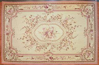 Aubusson weave carpet, approx. 12 x 18