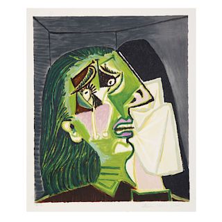 Pablo Picasso (after). "Femme..." lithograph