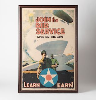 "Join the Air Service" Original Poster