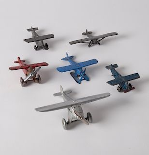 6 Different "Spirit of St. Louis" Airplane Toys