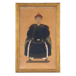 Chinese civil servant portrait