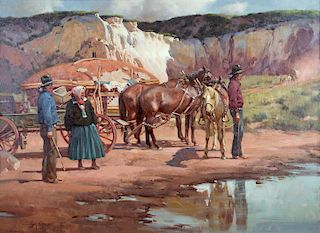 Navajo Neighbors by Gary Niblett
