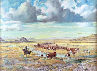 Cattle Drive by Elizabeth Davey Lochrie