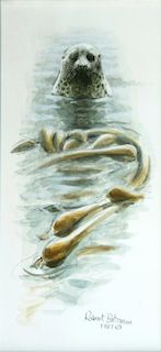 Fur Seal (study) by Robert Bateman