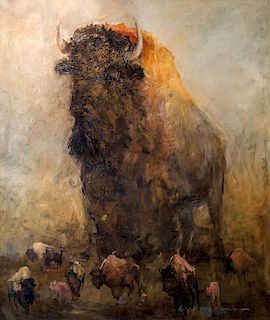 American Bison by Mary Roberson