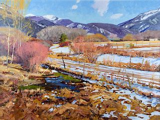 Taos Winter Day by Walt Gonske