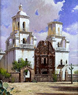 San Xavier by George Hallmark