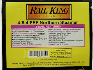 Rail King Union Pacific 4-8-4 FEF Northern Steamer