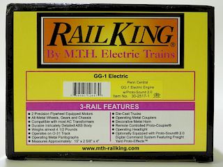 Rail King Penn Central GG-1 Electric Engine Train