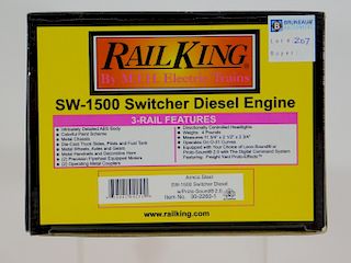 Rail King SW-1500 Switcher Diesel Engine O Train