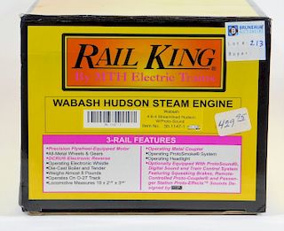 Rail King Wabash Hudson Streamlined Steam Engine