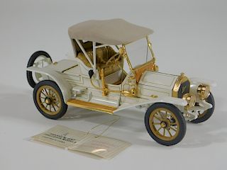 Franklin Mint 1:24 1910 Cadillac Roadster Diecast