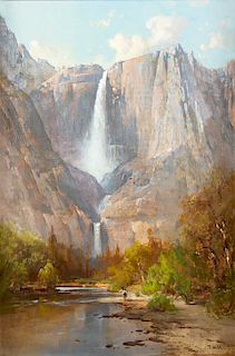 Yosemite Falls by Thomas Hill