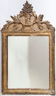 Neoclassical giltwood mirror