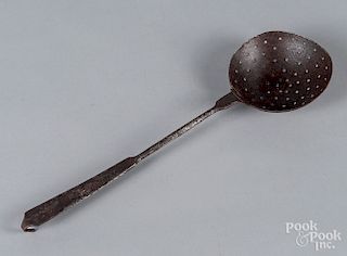 Pennsylvania wrought iron straining ladle