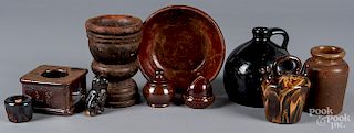 Redware and stoneware