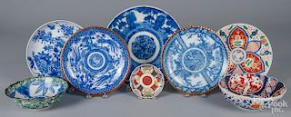 Eight pieces of Imari porcelain