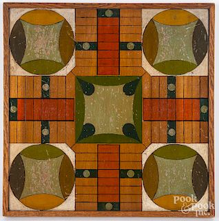 Painted poplar double-sided gameboard