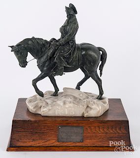 Bronze of Napoleon on horseback