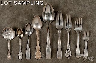 Group of sterling silver flatware