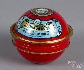 J. Laming & Sons lithograph cheese tin