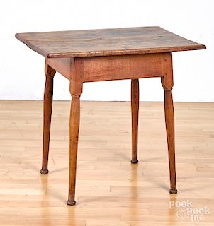 New England maple and walnut tavern table