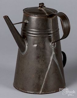 Tin hot water kettle