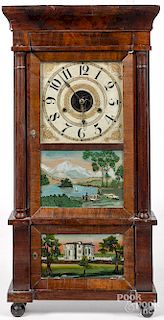 George Marsh Empire mahogany mantel clock
