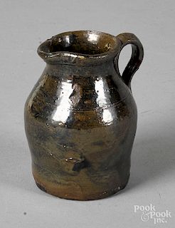 Miniature stoneware pitcher