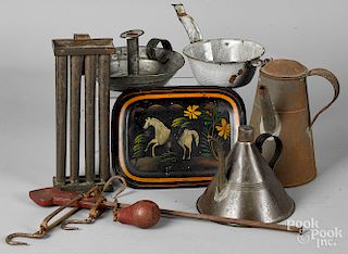 Collection of tinware