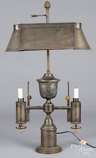 Tin argand lamp