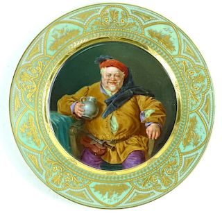Royal Vienna Cabinet Plate. Signed Wagner.