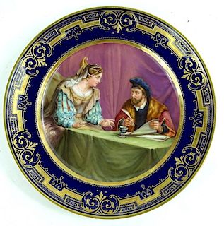 Royal Vienna Cabinet Plate. Signed E. Heider
