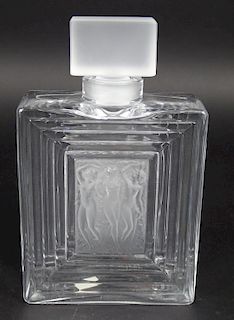 Lalique France 'Duncan' Crystal Perfume Bottle
