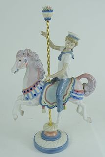 Retired Lladro "Boy On Carousel Horse" Figure 1470