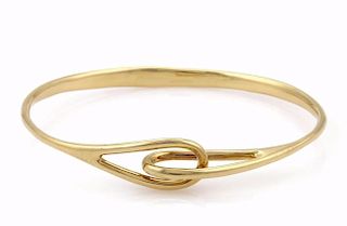 Tiffany & Co. 18k Gold Interlaced Bangle Bracelet