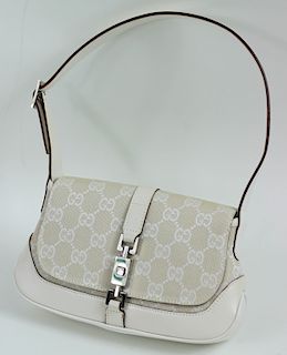 Gucci Mini Champagne Locking Flap Shoulder Bag