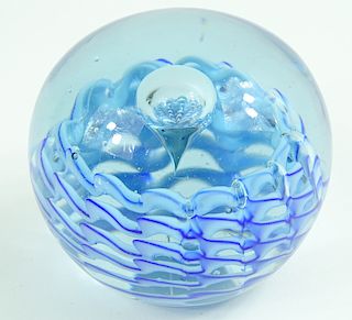 Rollin Karg Contemporary Art Glass Paperweight