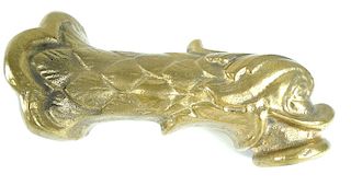 Baroque Brass Dolphin Water Fountain Spout