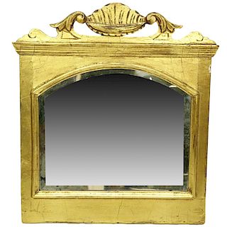 Mid Century Neoclassical Style Giltwood Mirror
