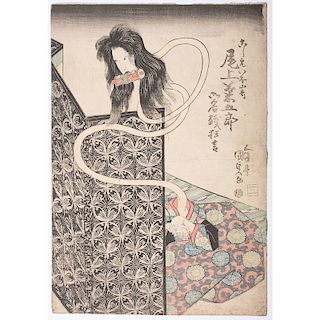 Four 19th Century Japanese Woodblock Prints