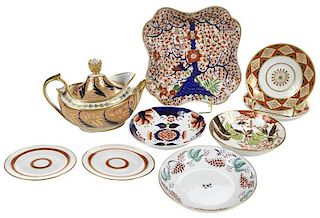 Nine Pieces Assorted English Porcelain