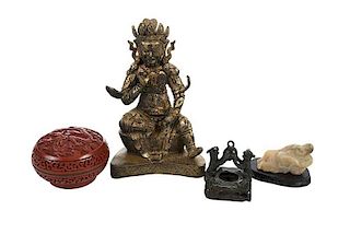 Four Chinese Table Top Objects