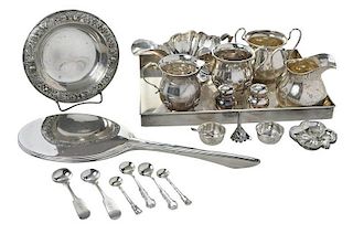 23 Pieces Silver Table Items
