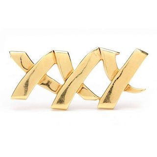 18KT Gold Brooch, Paloma Picasso for Tiffany & Co.